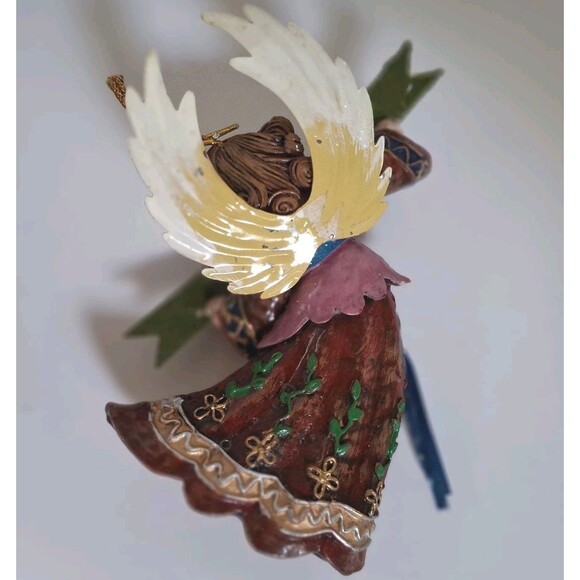 Kurt S. Adler Angel Christmas Ornament Collectible Star Dust  Angel Snowflake - Picture 2 of 3